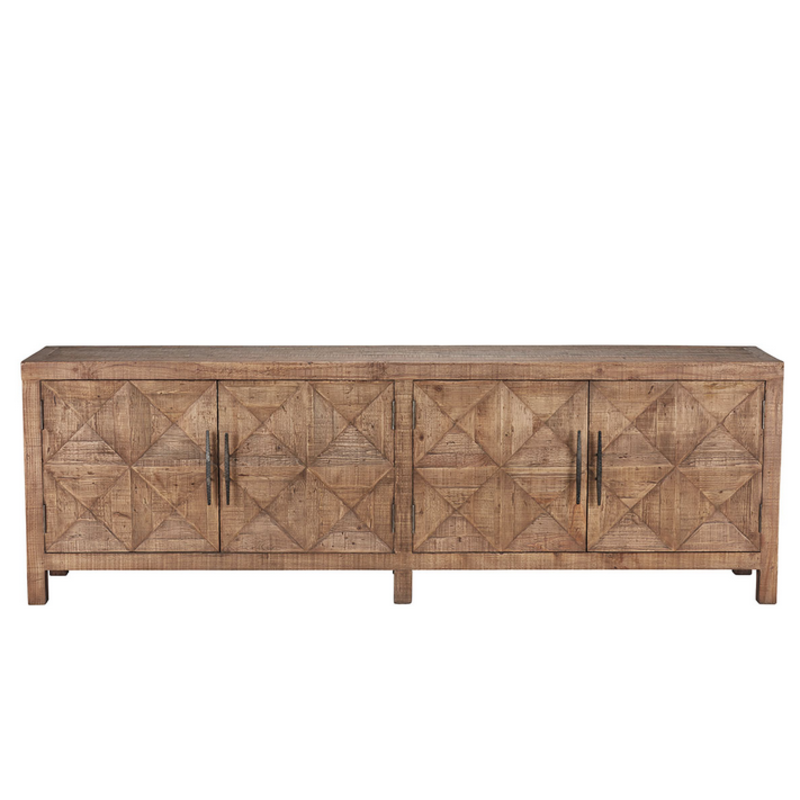 Fraser Carved Reclaimed Wood Sideboard
