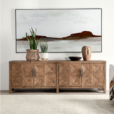 Fraser Carved Reclaimed Wood Sideboard