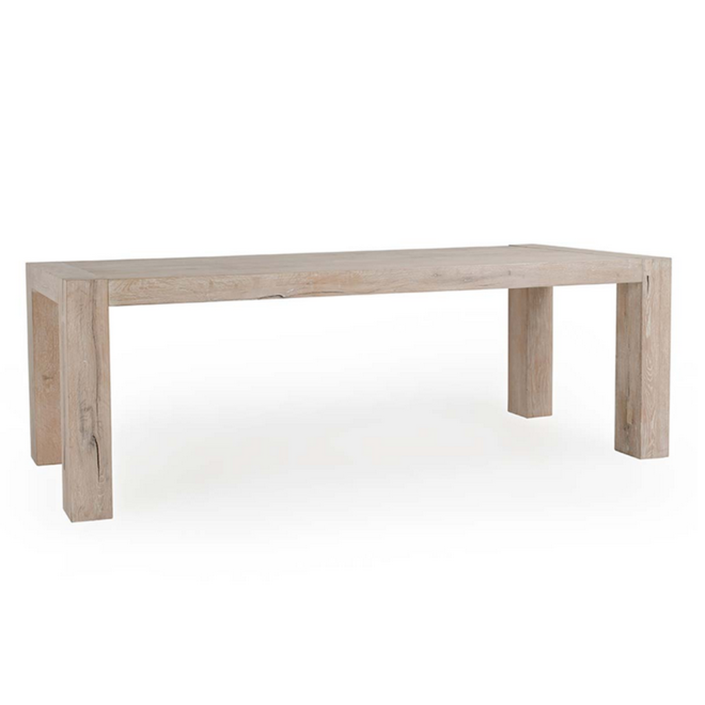 Kelly 89" Dining Table - White Oak