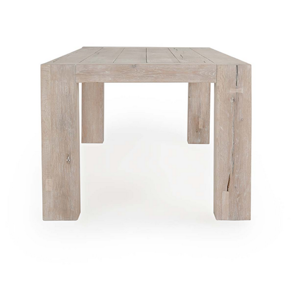 Kelly 89" Dining Table - White Oak