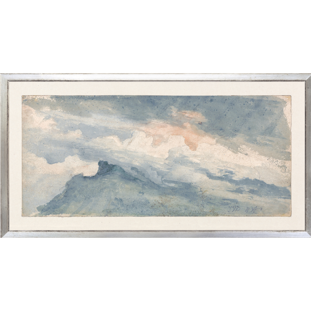 Celadon Art Cloudy Sunset 17"× 9"