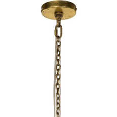 Adeline Large Round Chandelier-Gold Leaf