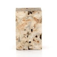 Fayden  End Table-Romano Fosse Travertine