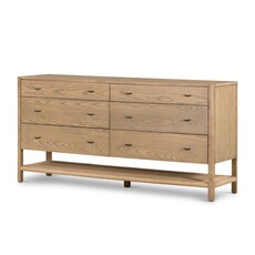Zulla 6 Drawer Dresser - Dune Ash
