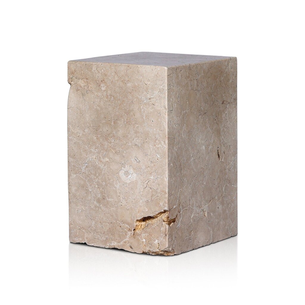Fayden  End Table-Romano Fosse Travertine