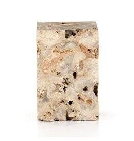 Fayden  End Table-Romano Fosse Travertine