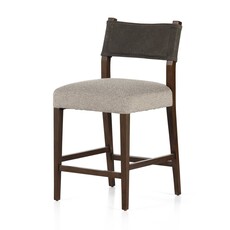 Ferris Counter Stool- Nubuck Charcoal