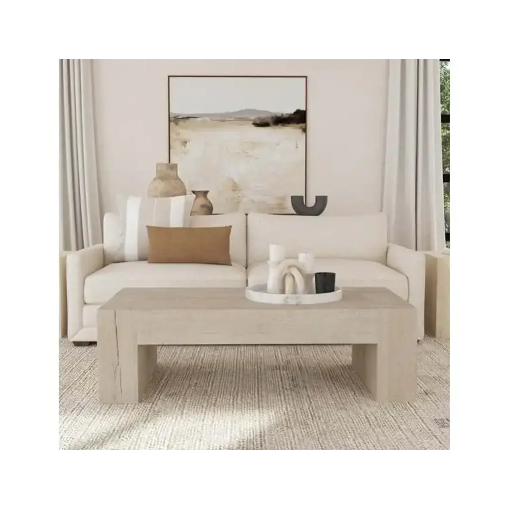 Bristol Coffee Table - Aged Cream