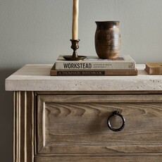 Travertine Console