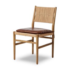Dara Dining Chair -Dulane Mahogany (Amber Lewis x Four Hands)