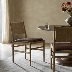 Dara Dining Chair -Dulane Mahogany (Amber Lewis x Four Hands)