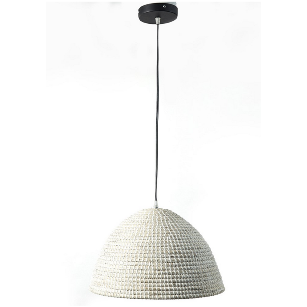 Alor White Seagrass Pendant SM