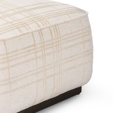Sinclair Square Ottoman 21" - Ivory