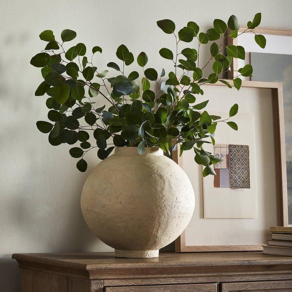 Olivos Round Paper Mache Vessel (Amber Lewis x Four Hands)