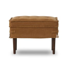 Cole Small Ottoman - Broadway Gilt