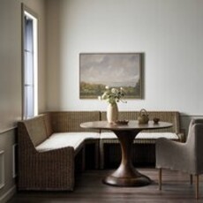 Senna Woven LAF Dining Bench (Amber Lewis x Four Hands)