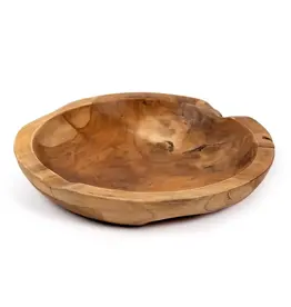 Carmine Outdoor Bowl-Teak Root