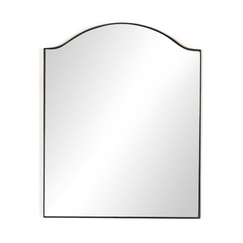 Jacques Small  Mirror - Gunmetal