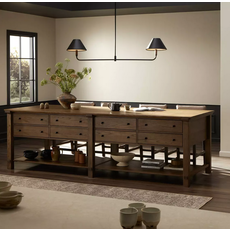 Gardendale Kitchen Island - Tan Oak