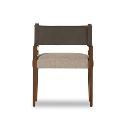 Ferris Dining Arm Chair- Nubuck Charcoal