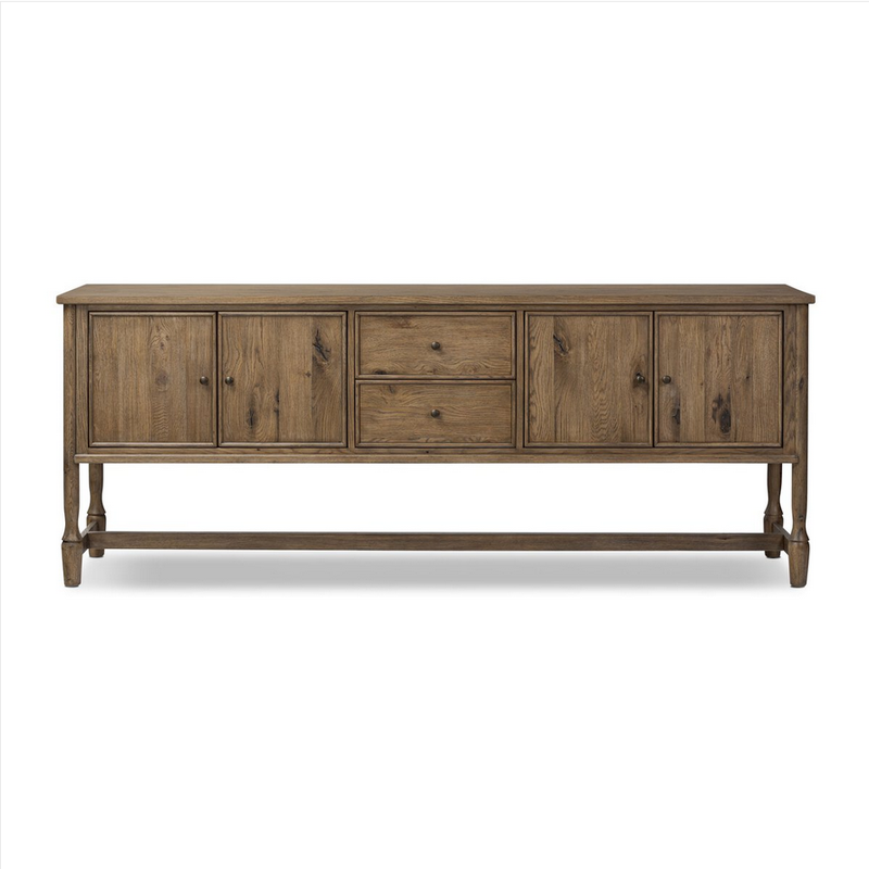Barton Sideboard 84" - Weathered Oak (Amber Lewis x Four Hands)