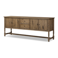 Barton Sideboard 84" - Weathered Oak (Amber Lewis x Four Hands)