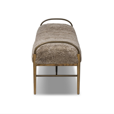 Demi Accent Bench -Taupe Shearling (Amber Lewis x Four Hands)
