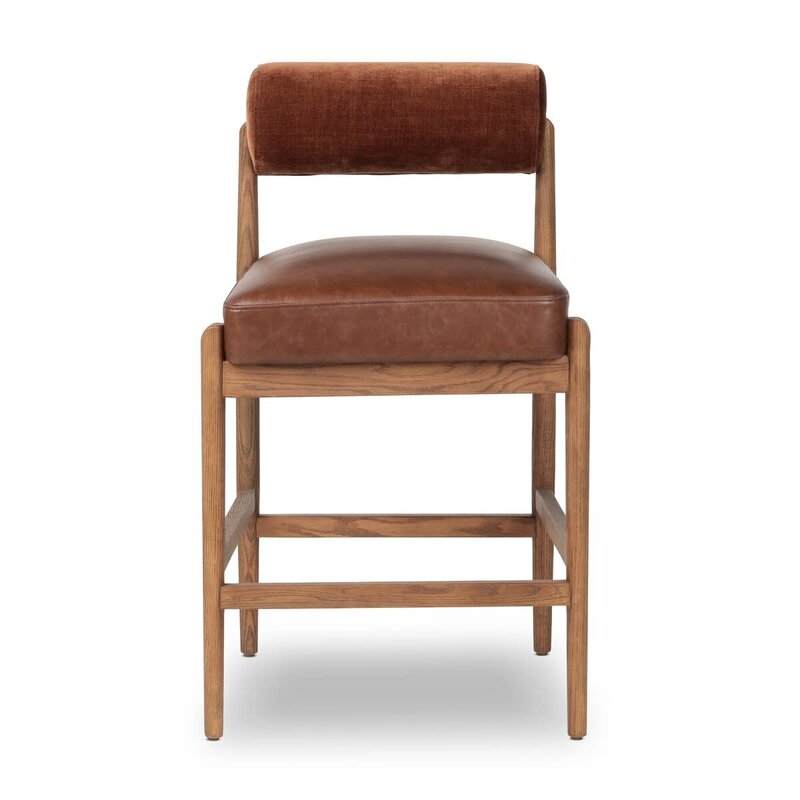 Jazelle Counter Stool - Havana Brown
