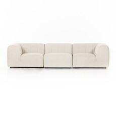 Gwen Outdoor 3-Piece Sectional Sofa - Faye Sand