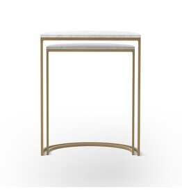 Ane Nesting Tables-Iron Matte Brass