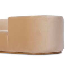 Deandra Tete a Tete Chaise - Surrey Camel