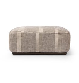 Sinclair Square Ottoman 36 " - Manchester Flint