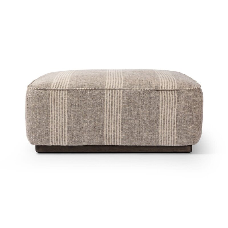 Sinclair Square Ottoman 36 " - Manchester Flint