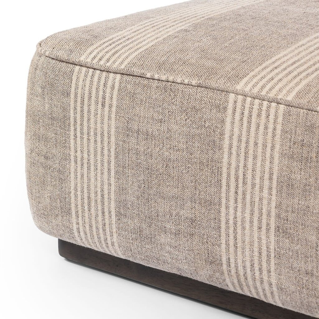 Sinclair Square Ottoman 36 " - Manchester Flint
