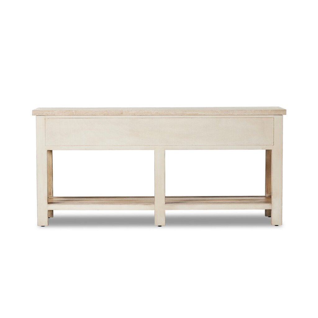 Travertine Console