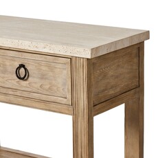 Travertine Console