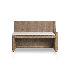 Senna Woven RAF Dining Bench - 49" (Amber Lewis x Four Hands)
