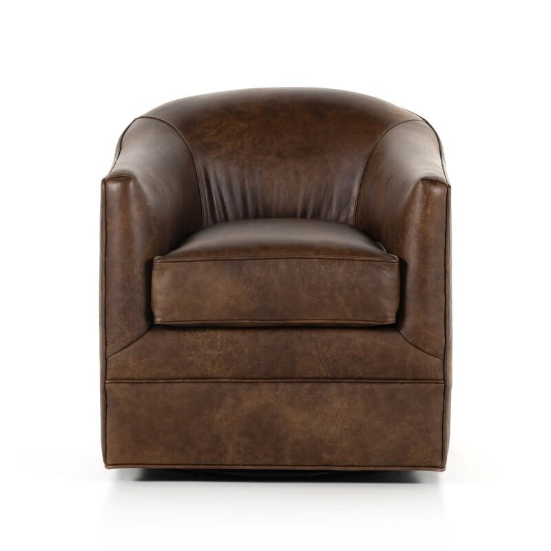 Quinton Swivel Chair - Arvada Cigar