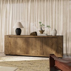 Abaso Sideboard - Rustic Wormwood Oak