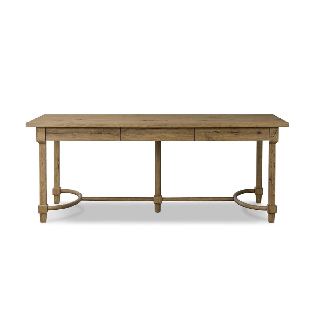 Edison Desk - Worn Oak Veneer  (Amber Lewis x Four Hands)
