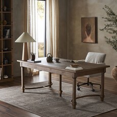 Edison Desk - Worn Oak Veneer  (Amber Lewis x Four Hands)