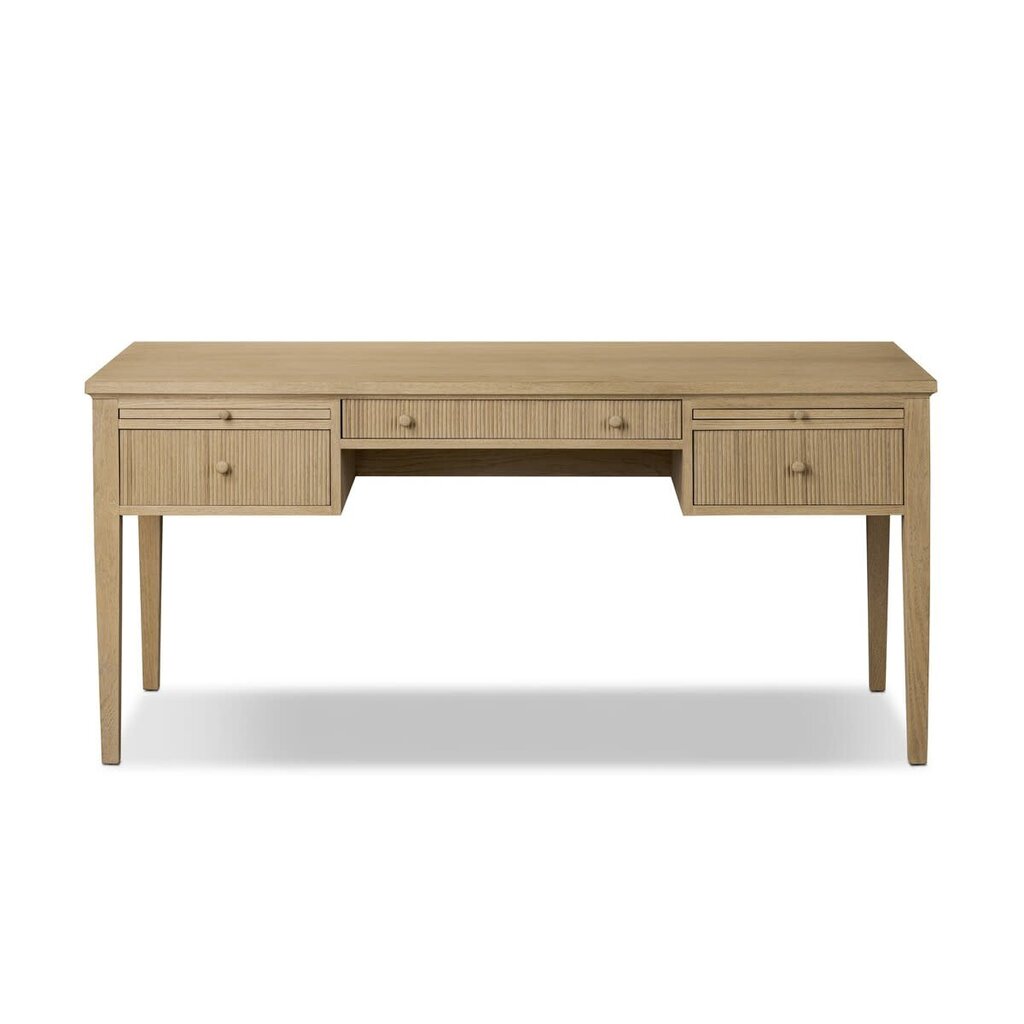 Bush Desk - Light Weathered Oak (Amber Lewis x Four Hands)