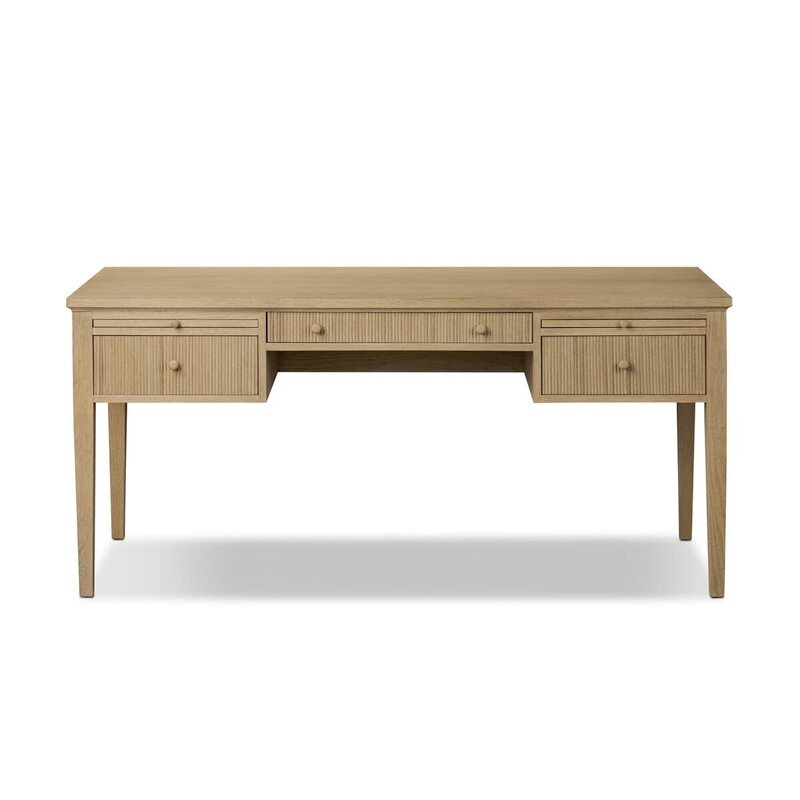 Bush Desk - Light Weathered Oak (Amber Lewis x Four Hands)