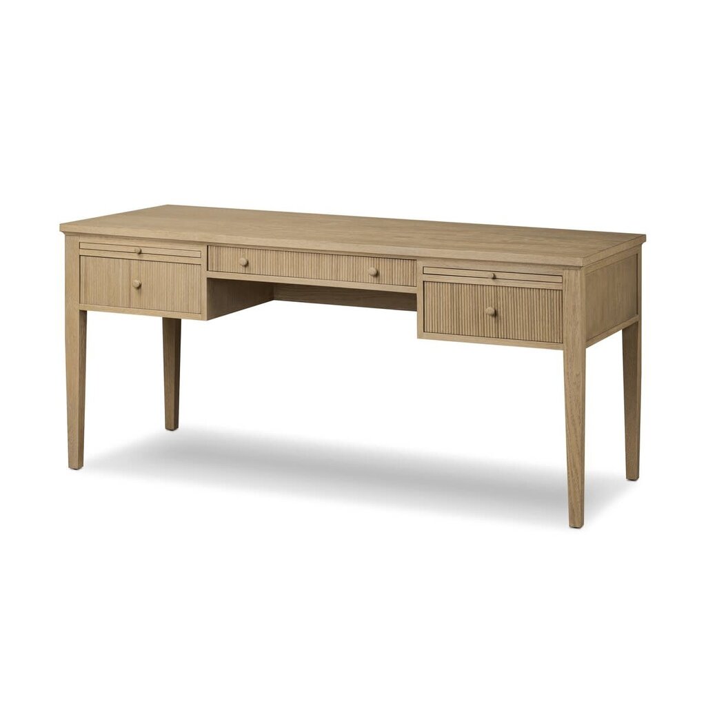Bush Desk - Light Weathered Oak (Amber Lewis x Four Hands)