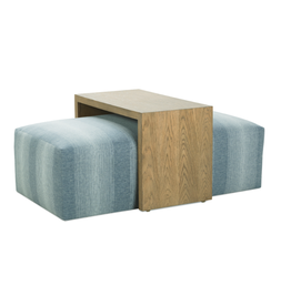 Rowe Furniture Macon Ottoman W/ Table