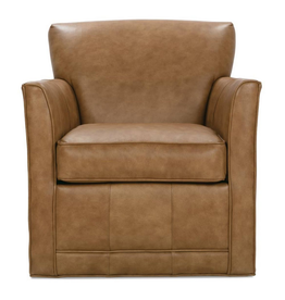 Rowe Furniture Times Square Leather Swivel