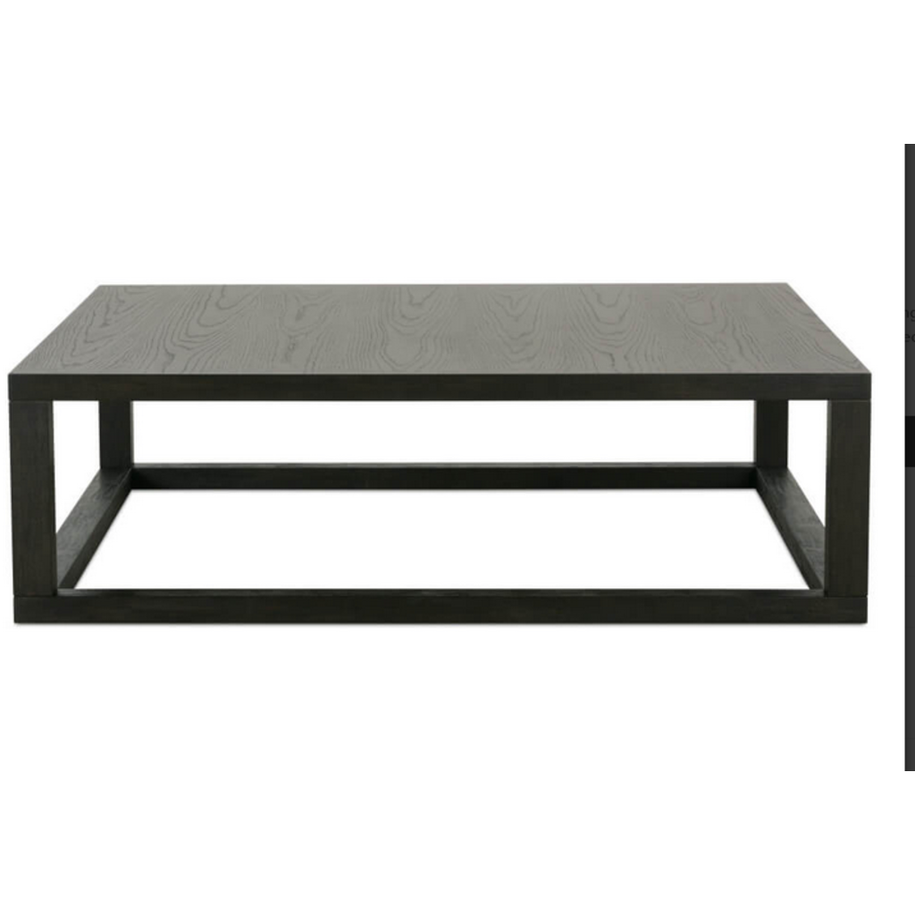 Rowe Furniture Cathedral Cut Black Coffee Table 54 x 54