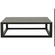 Rowe Furniture Cathedral Cut Black Coffee Table 54 x 54