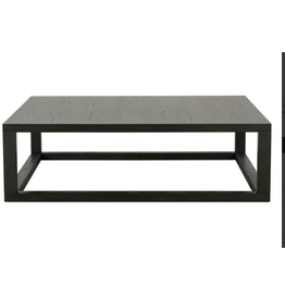 Rowe Furniture Cathedral Cut Black Coffee Table 54 x 54