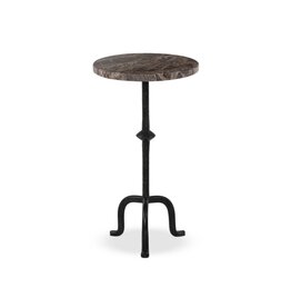 Jocelyn End Table - Garnet Marble